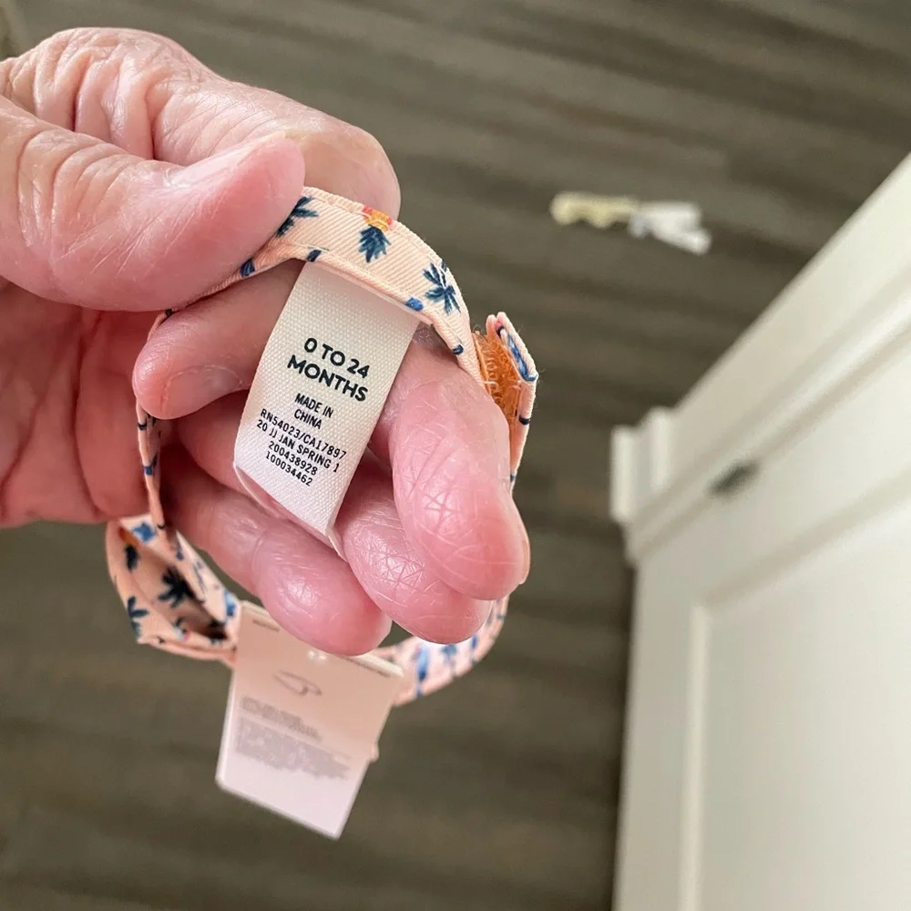 Janie and Jack Peach Tropical Kids Bow Tie